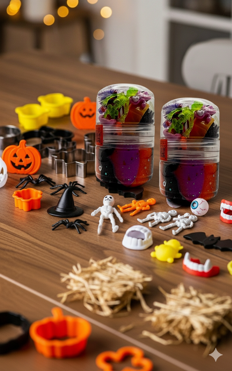 Halloween Boo Jar Playdough