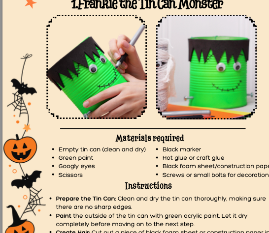 Free Printable - 10 Fall Craft Ideas