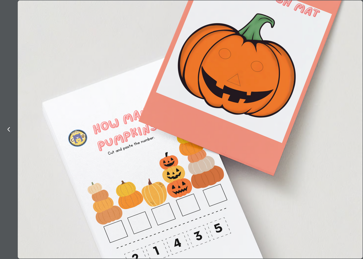 Fall/Halloween Activity Box