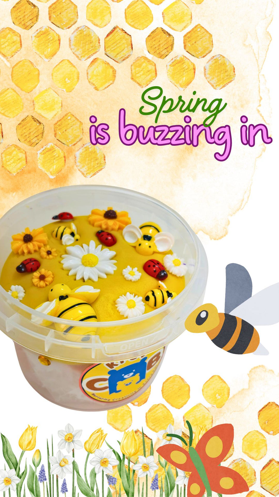 Bumblebee Play Dough Jar