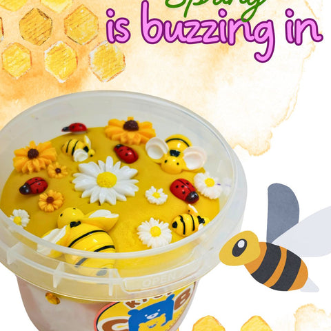 Bumblebee Play Dough Jar