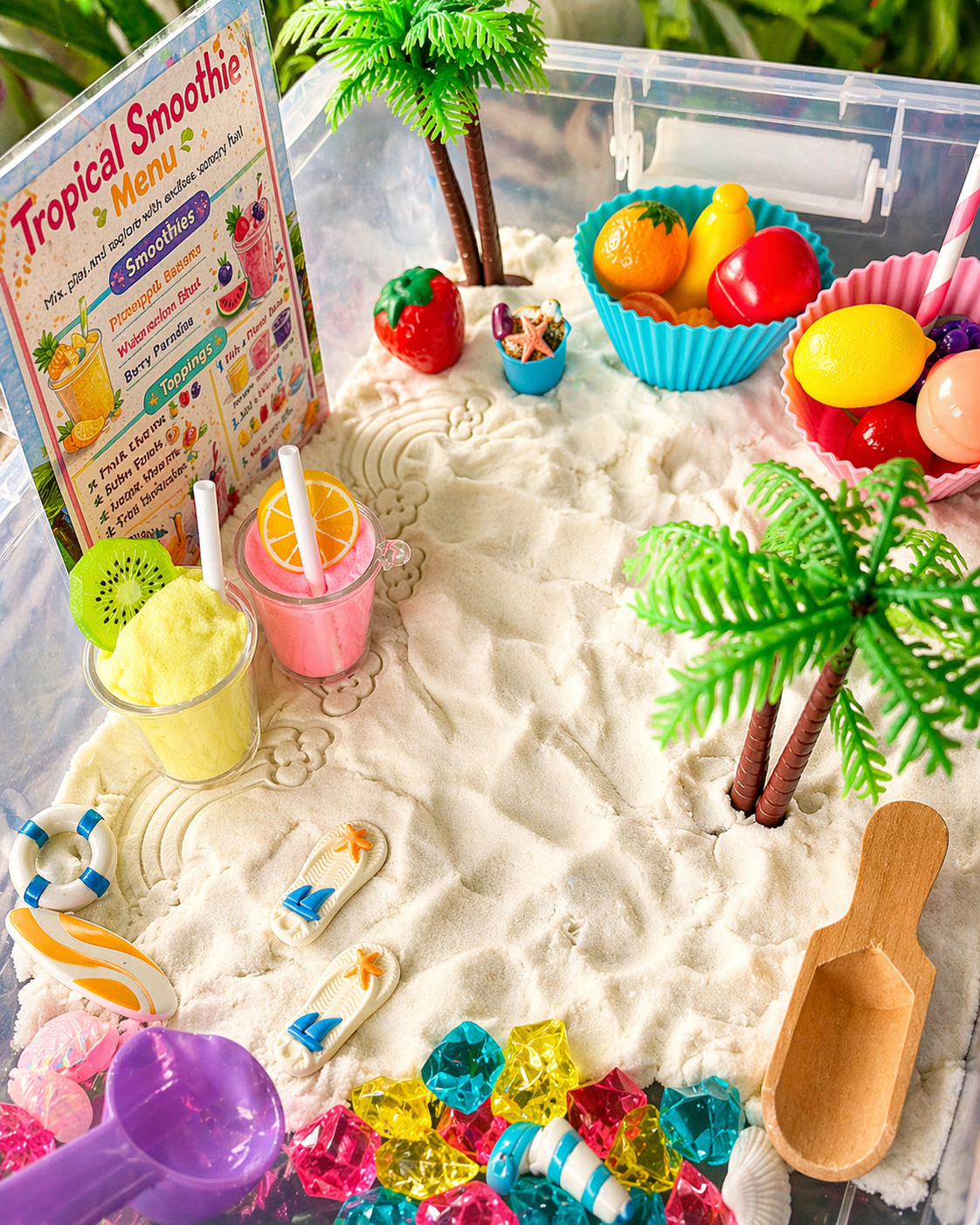 Tropical Smoothie Sand Play Box