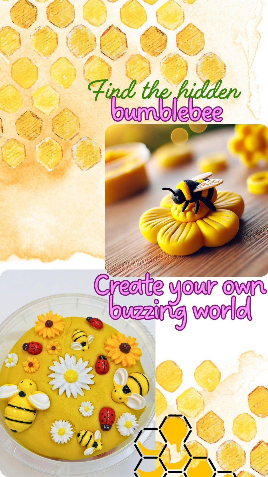 Bumblebee Play Dough Jar