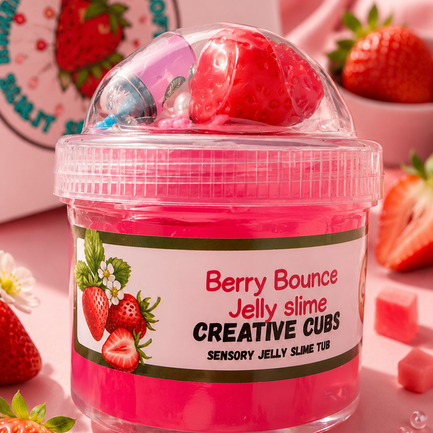 Berry Bounce Strawberry Jelly Slime