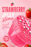 Berry Bounce Strawberry Jelly Slime