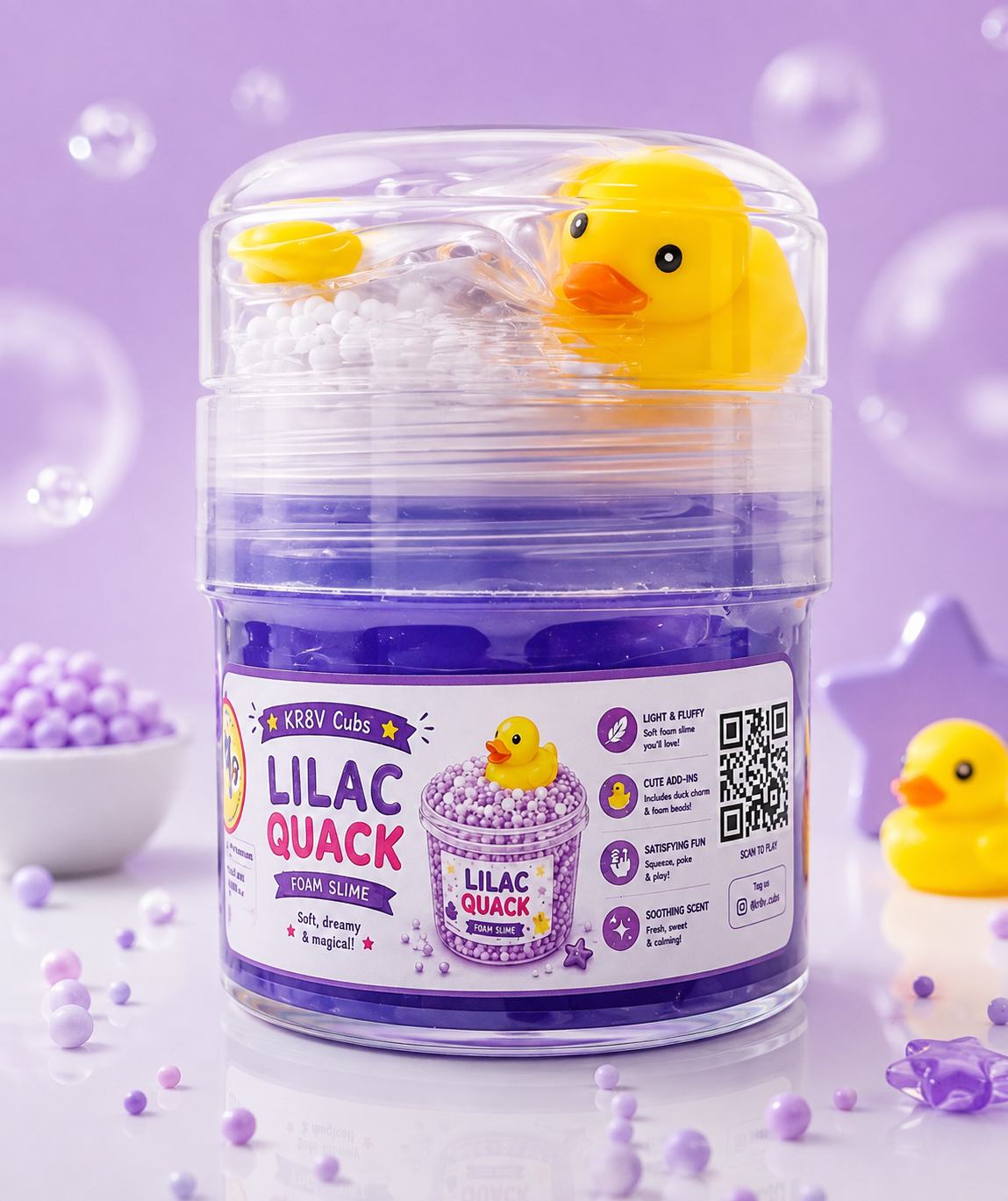 Lilac Quack – Purple Jelly Slime