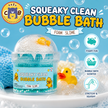 Squeaky Clean Bubble Bath Jelly Slime with foam beads