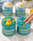 Squeaky Clean Bubble Bath Jelly Slime with foam beads