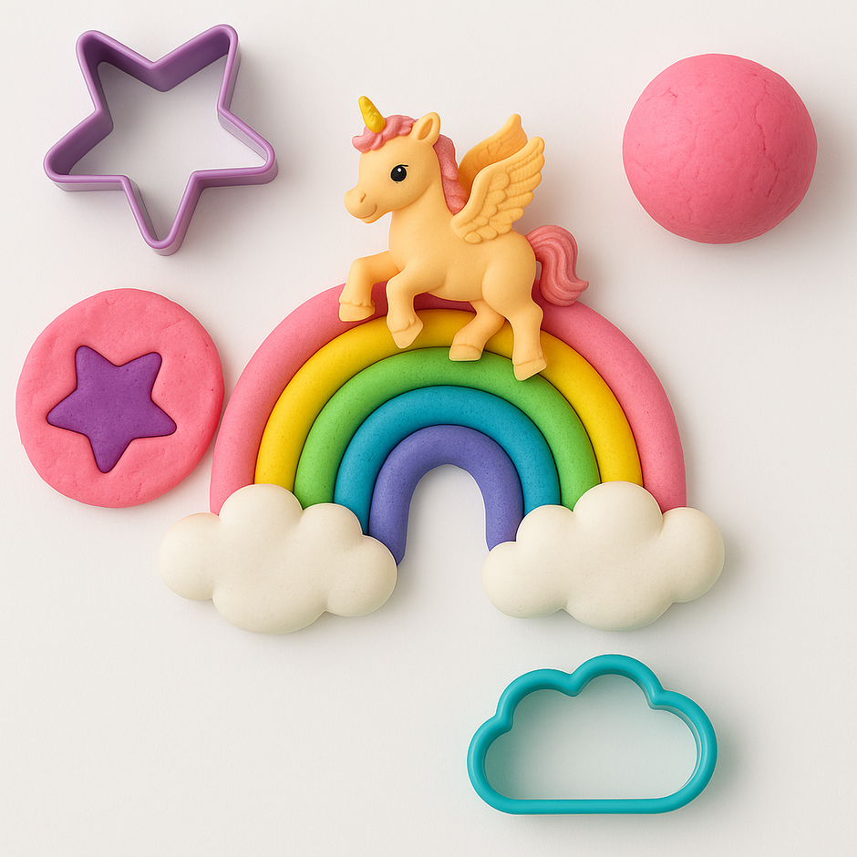Unicorn Fantasy Tall Sensory Play Jar