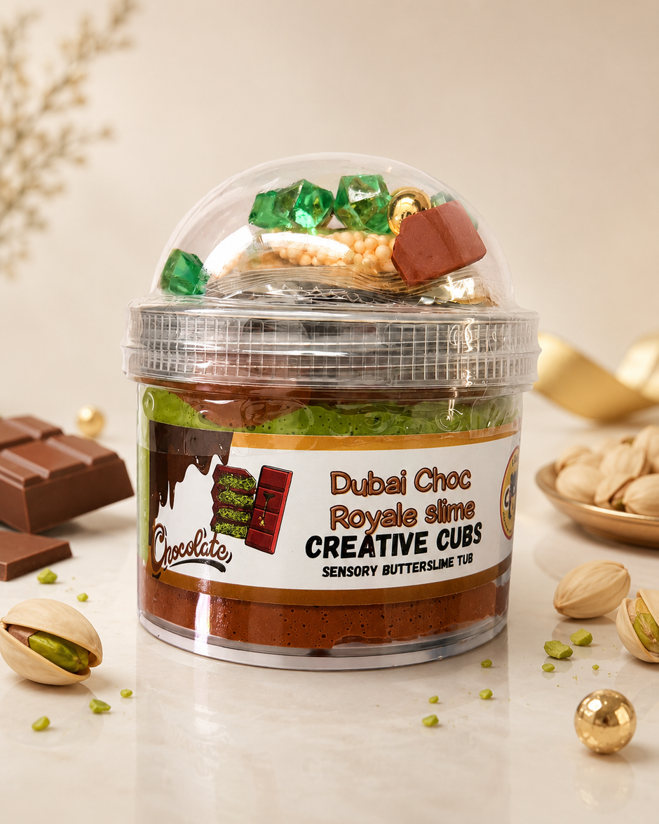 Dubai Chocolate Butter Slime