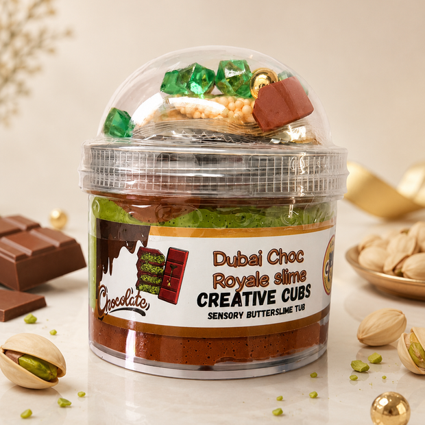 Dubai Chocolate Butter Slime