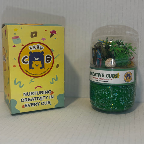 Garden Crawlers Playdough Jar