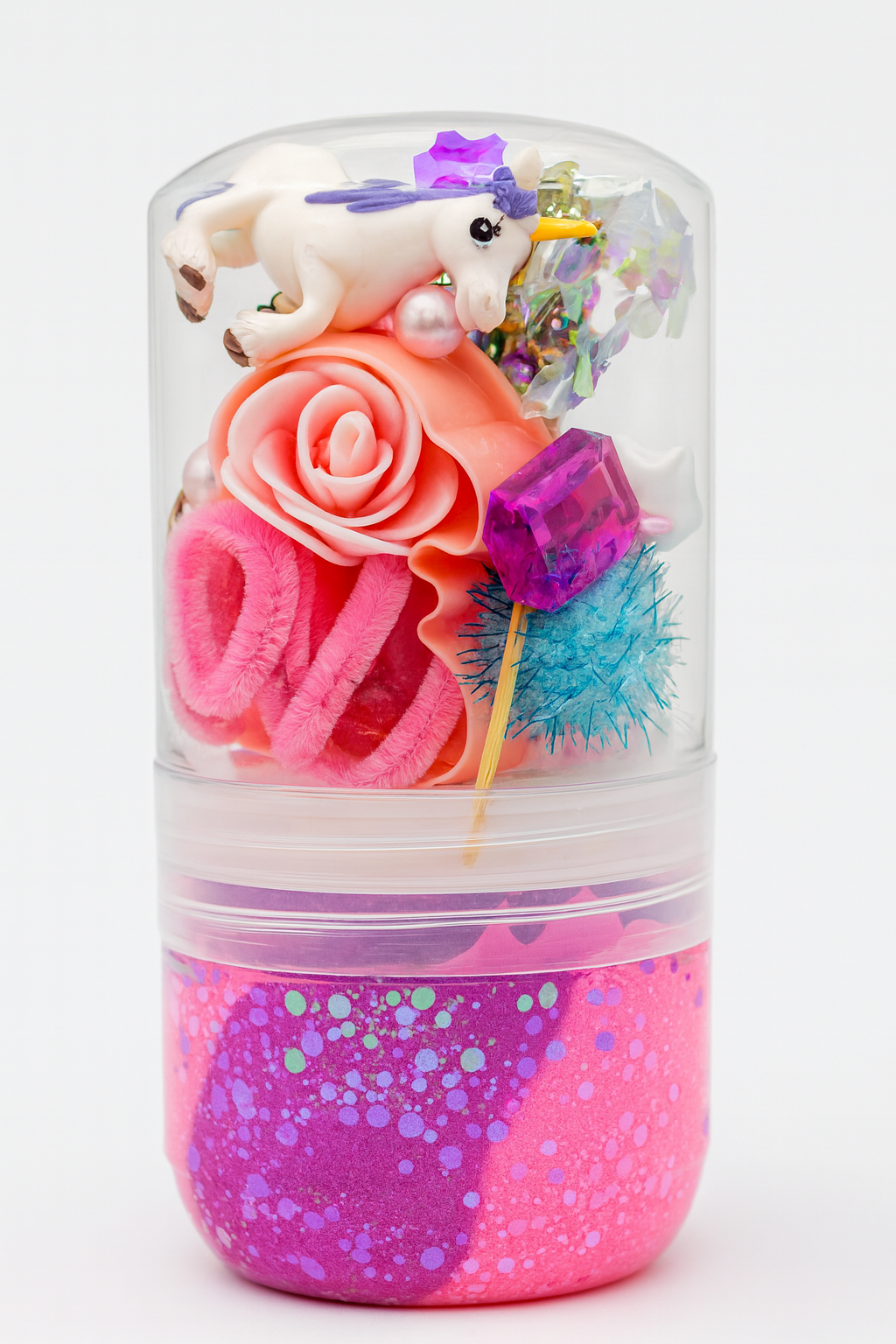 Unicorn Fantasy Tall Sensory Play Jar