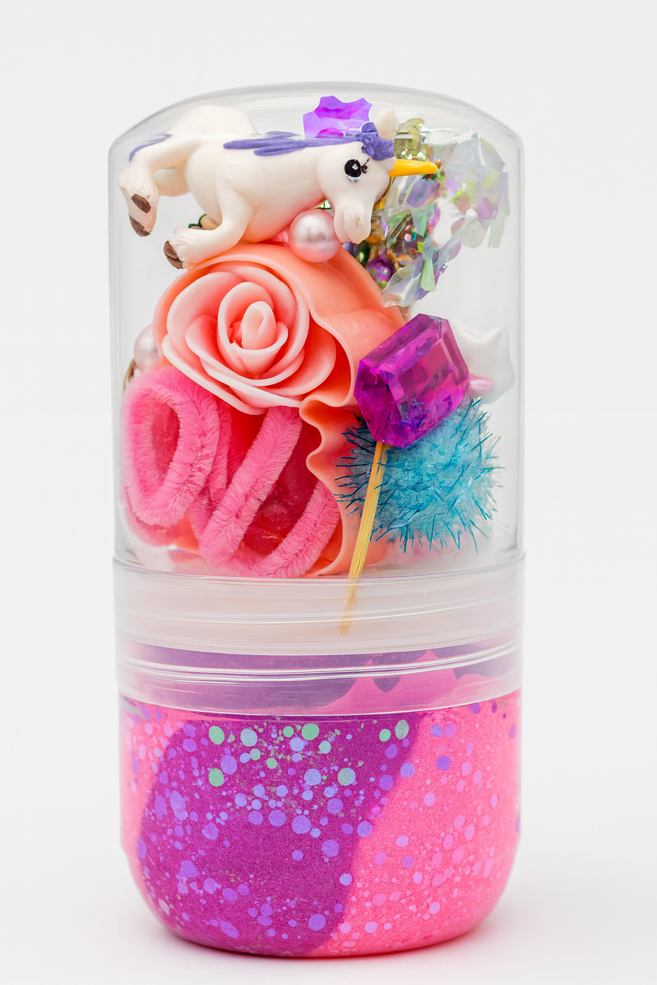 Unicorn Fantasy Tall Sensory Play Jar