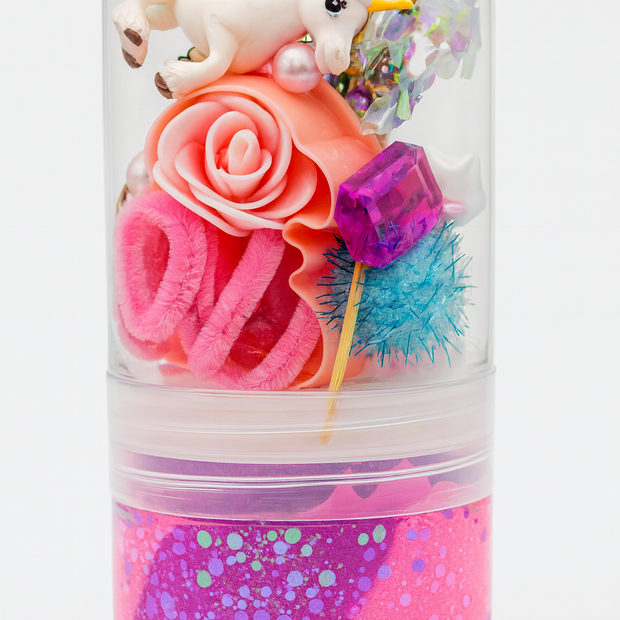Unicorn Fantasy Tall Sensory Play Jar