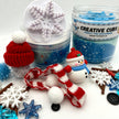 Build-a-Snowman Playdough Jar