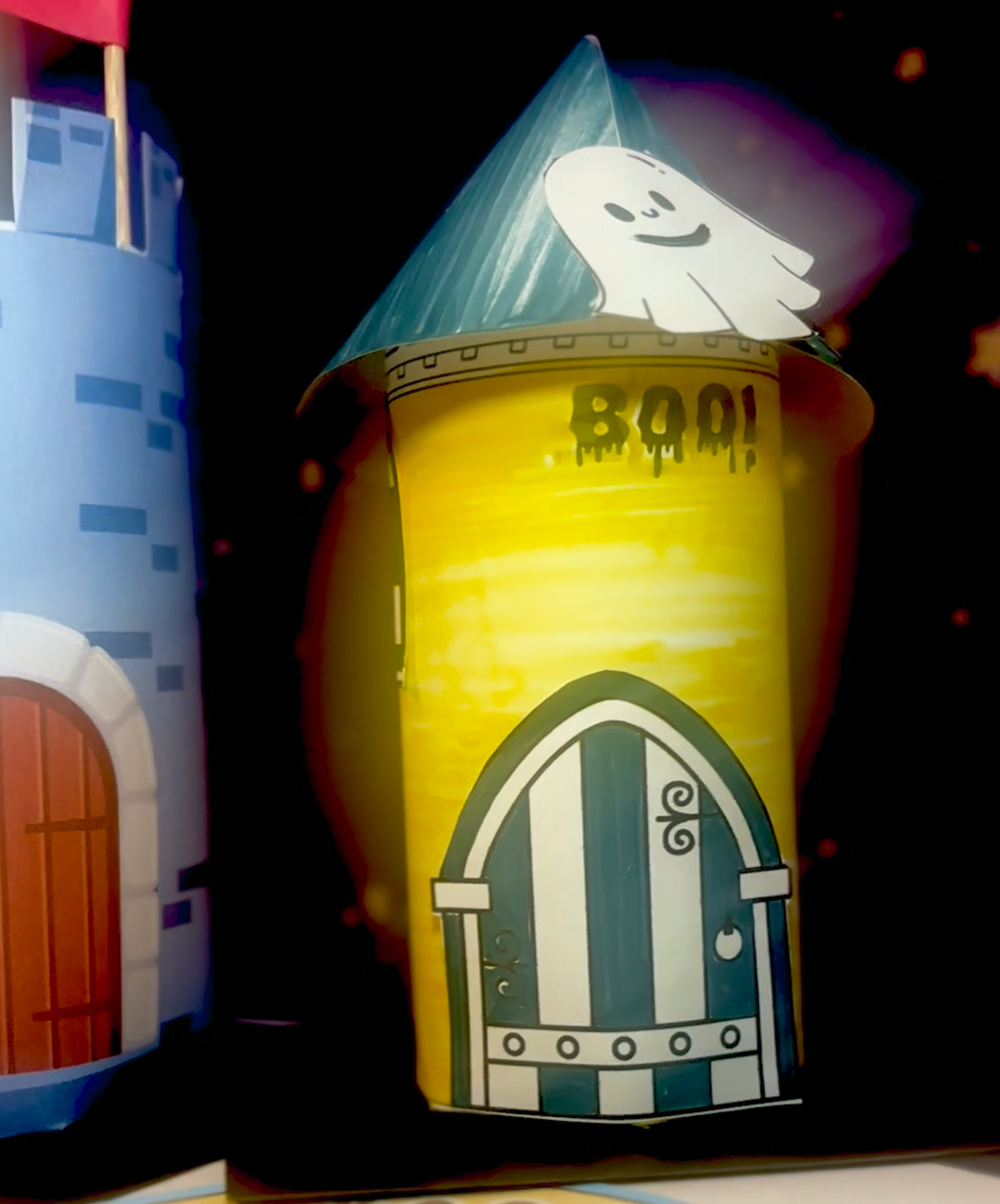 DIY 3D paper castle kit