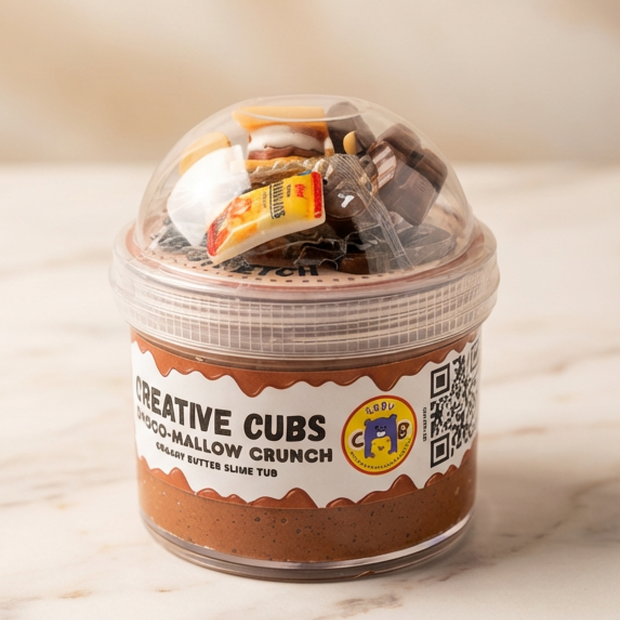 S’mores Butter Slime — Marshmallow Crunch Edition