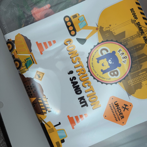 Construction Stretch Sand Kit – Build, Scoop & Explore (Ages 3+)