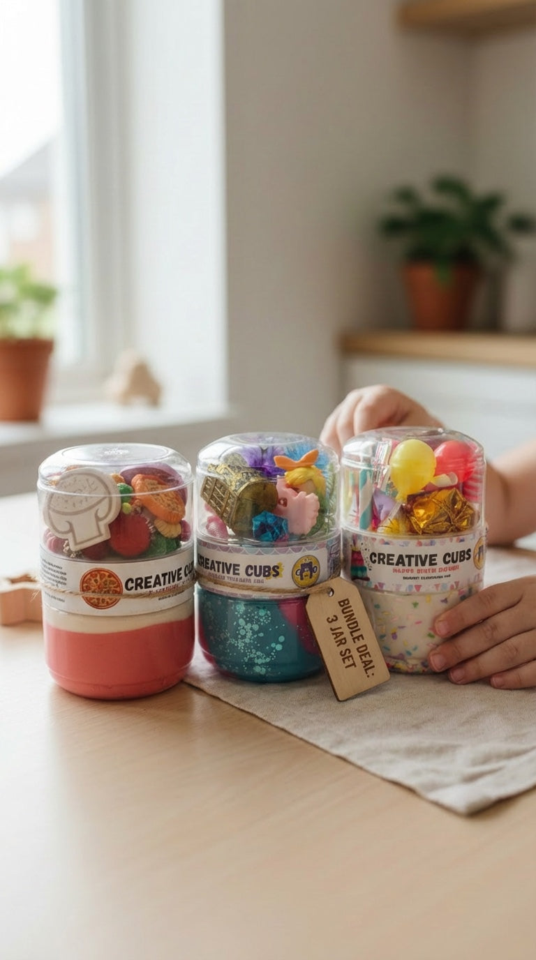 Buy 3 playdough Jar in one Deal