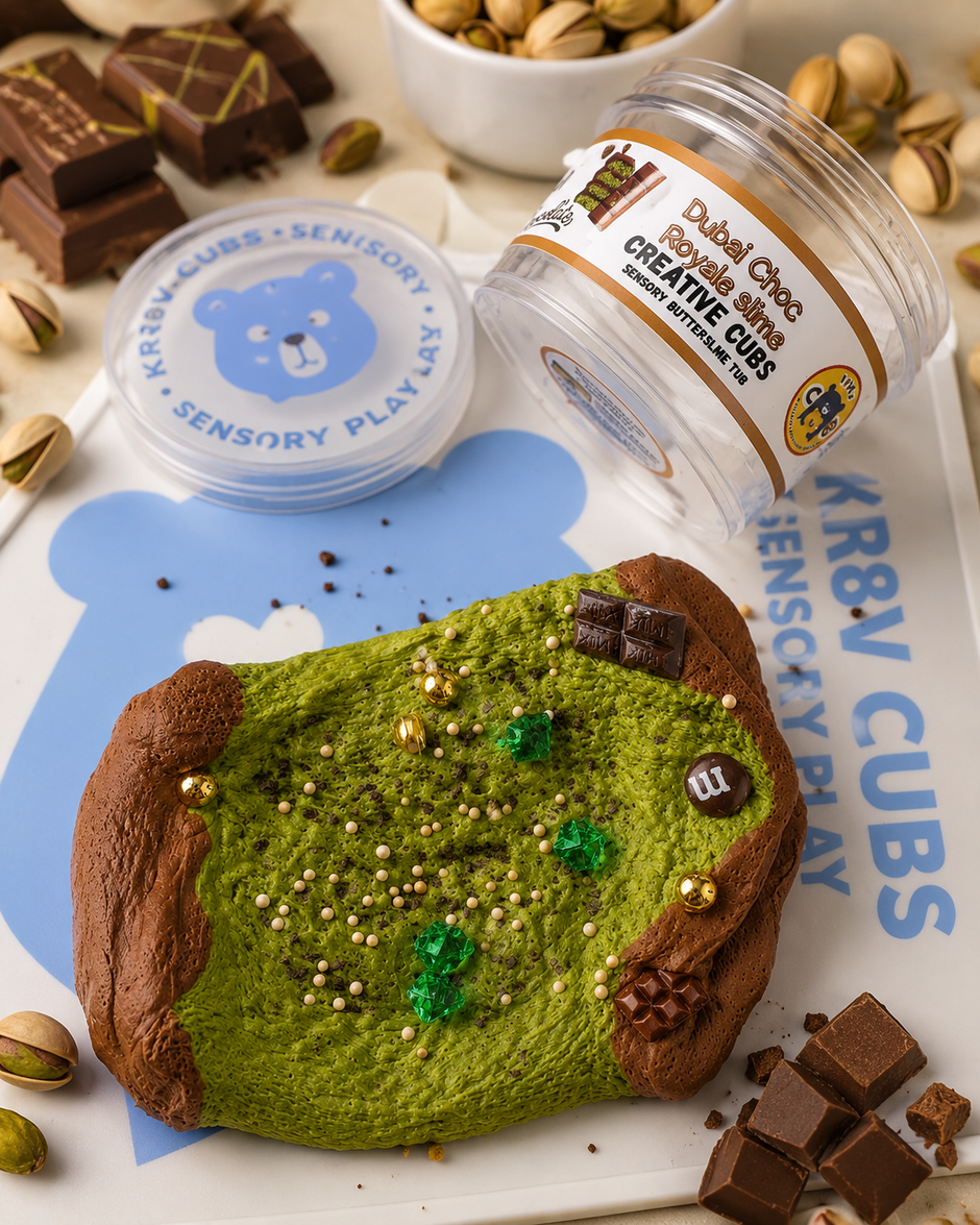 Dubai Chocolate Butter Slime
