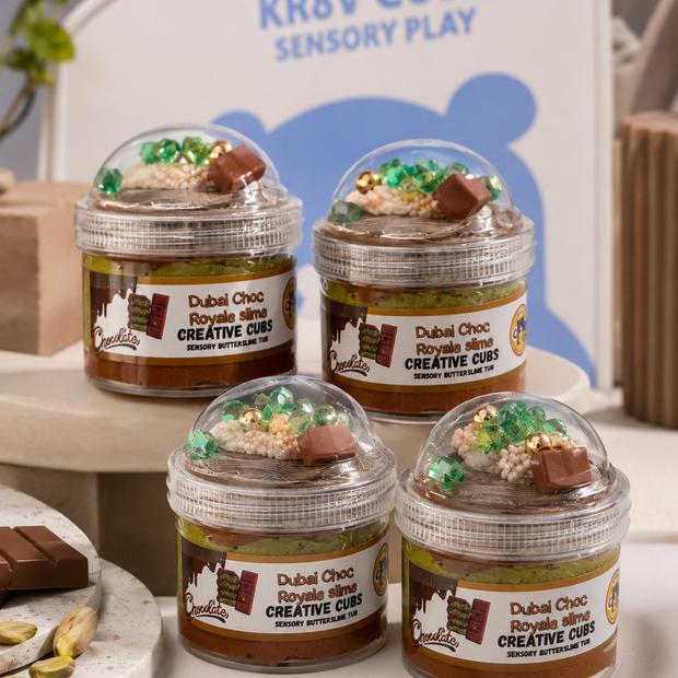 Dubai Chocolate Butter Slime