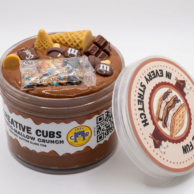 S’mores Butter Slime — Marshmallow Crunch Edition