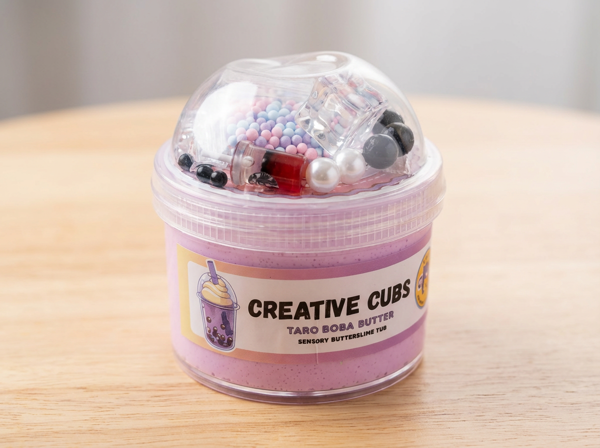 Boba Taro butter Slime